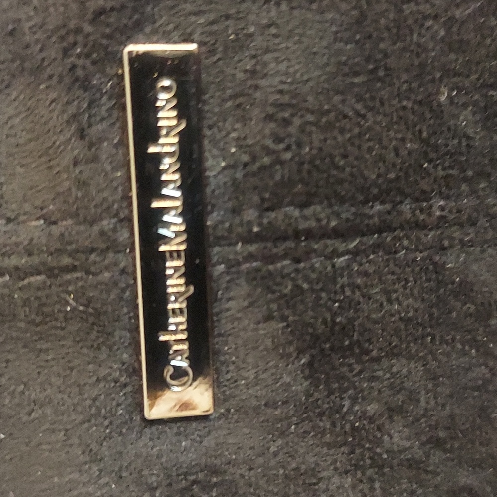 Catherine Malandrino Black Shoulder Bag with Stud Accents - Picture 2 of 8